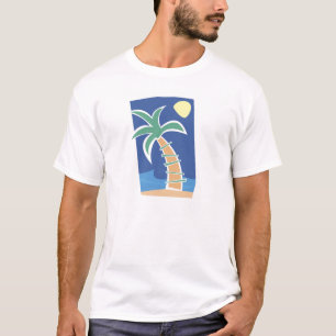 T-shirts Tropical Palm Tree