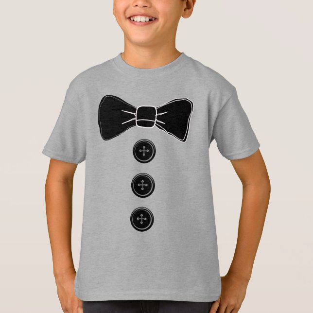 T-shirts Tuxedo Bow Cravate Boys (Devant)