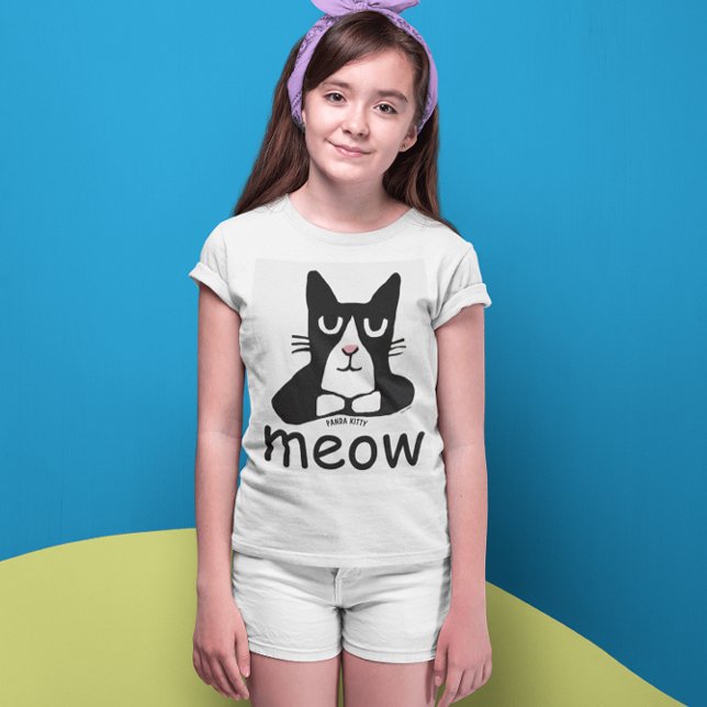 T-shirts TUXEDO CAT, Panda Kitty KIDS MEOW (Créateur téléchargé)