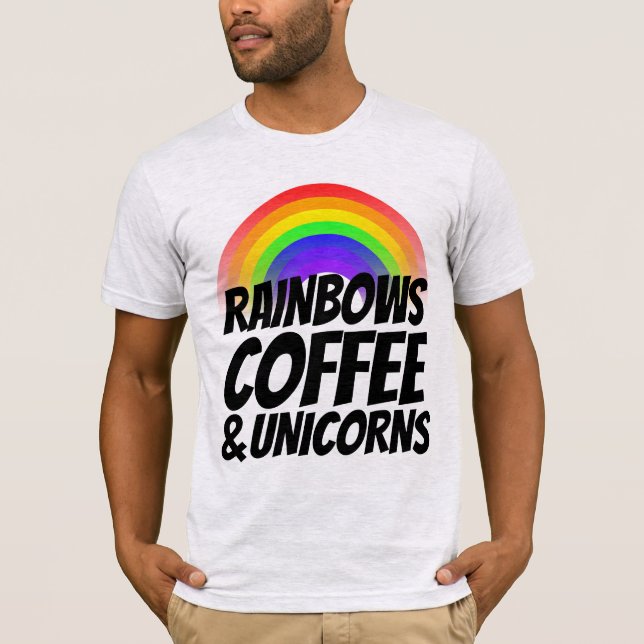 T-shirts UNICORN DE CAFÉ (Devant)