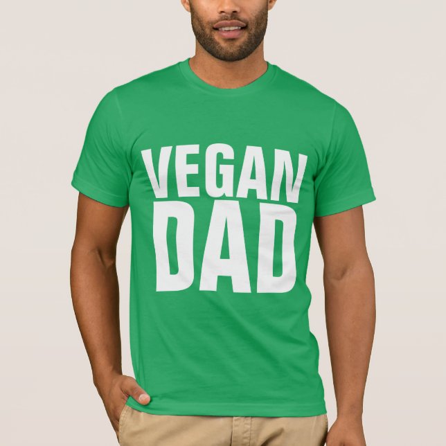T-SHIRTS VEGAN DAD (Devant)