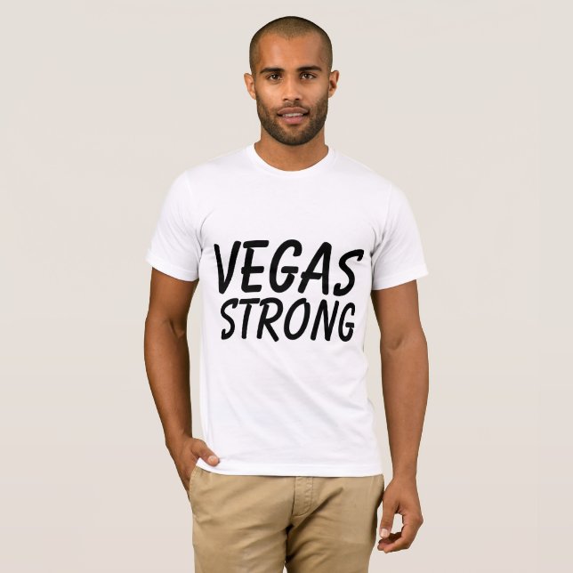 T-shirts VEGAS STRONG (Devant entier)