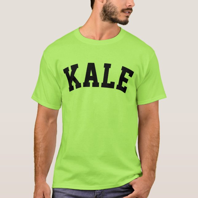 T-SHIRTS VÉGÉTARIENS KALE (Devant)