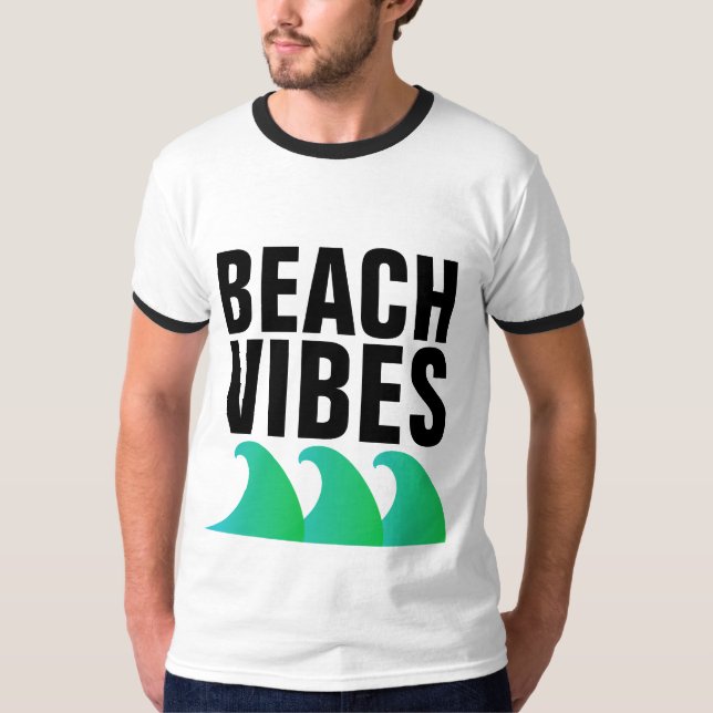 T-shirts VIBES PLAGE (Devant)