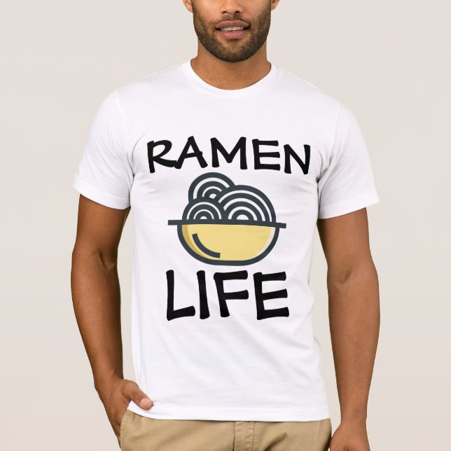 T-SHIRTS VIE RAMEN NOODLES (Devant)