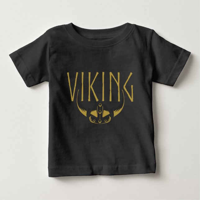 T-shirts Viking Horned Helmet Kids (Devant)