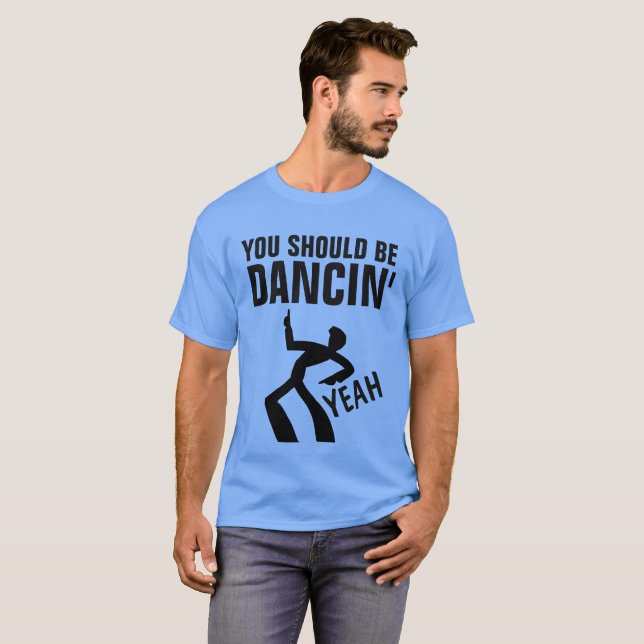 T-shirts Vinatage Retro Disco, DEVRAIT ÊTRE DANCIE (Devant entier)