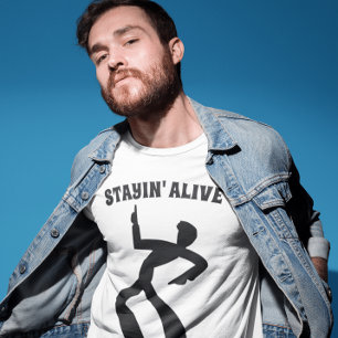 T-Shirts VINTAGE 1970'S STAYIN' ALIVE