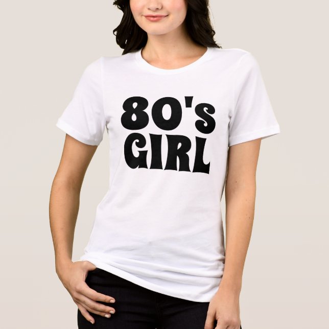T-SHIRTS VINTAGE FILLE ANNÉES 80 (Recto)
