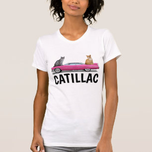 T-Shirts VINTAGES CAT PINK CADDY