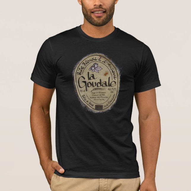 T-SHIRTS VINTAGES D'ÉTIQUETTE DE BIÈRE (Devant)