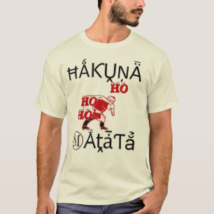 T-shirts Vintages noirs Hakuna Matata Cadeaux