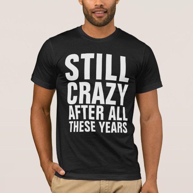 T-shirts vintages, TOUJOURS FOU (Devant)