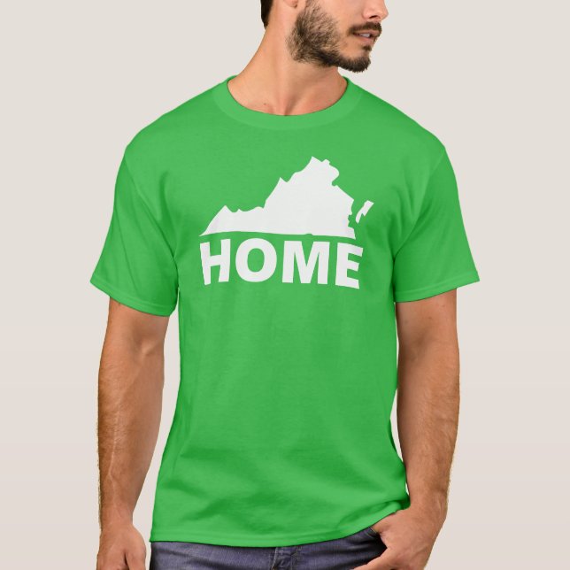 T-shirts Virginia Maison Loin de l'État (Devant)