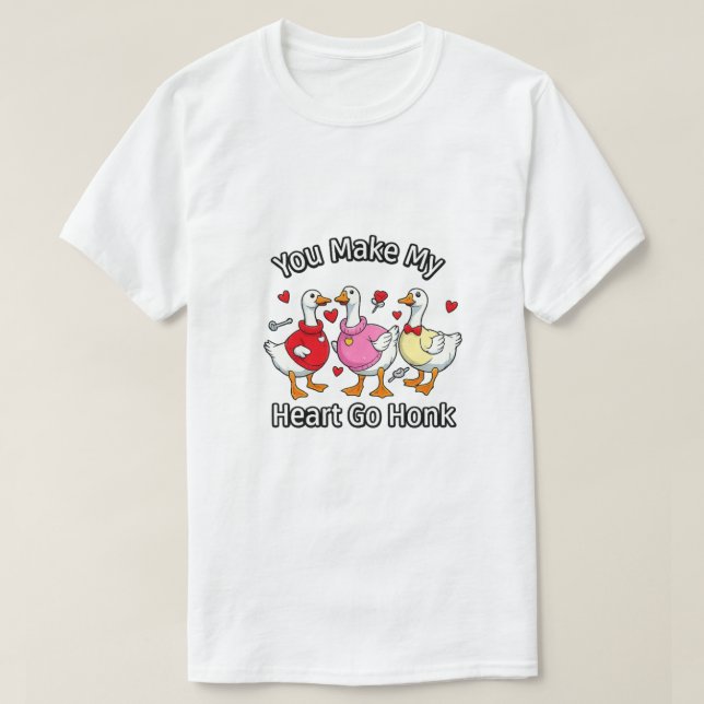 T-shirts "Vous faites battre mon cœur" (Design devant)