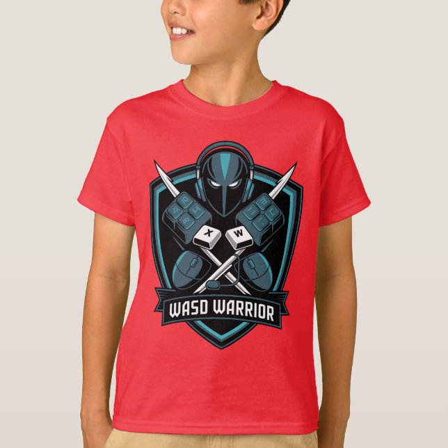 T-shirts WASD pour joueurs PC pour les passionnés  (Devant)