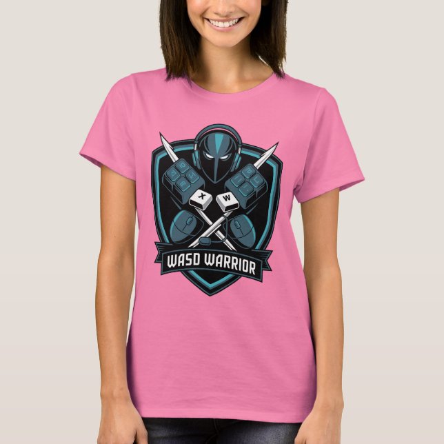 T-shirts WASD pour joueurs PC pour les passionnés  (Devant)
