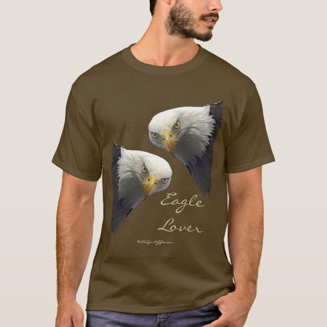 T-shirts Wild Bald Eagle EAGLE LOVER (Devant)