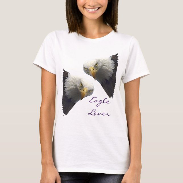 T-shirts Wild Bald Eagle EAGLE LOVER (Devant)