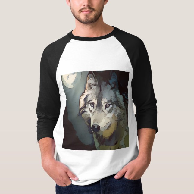 T-shirts WOLF ART (Devant)