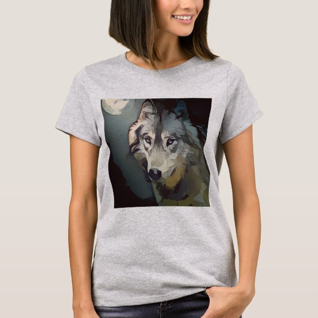 T-shirts WOLF ART (Devant)