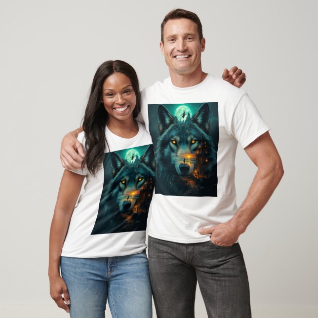 T-shirts Wolf Magic (Unisexe)