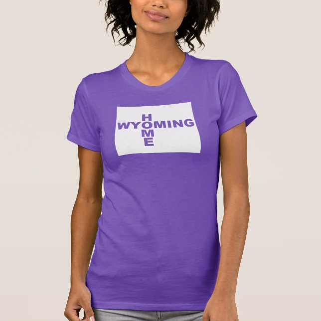T-shirts Wyoming Maison Loin de l'État (Devant)