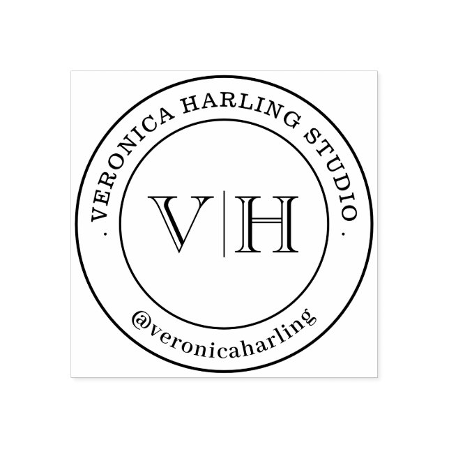 T tampo en caoutchouc personnalisé – Grand tampon  (Impression)