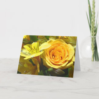 TA - Bonne carte Rose d'anniversaire