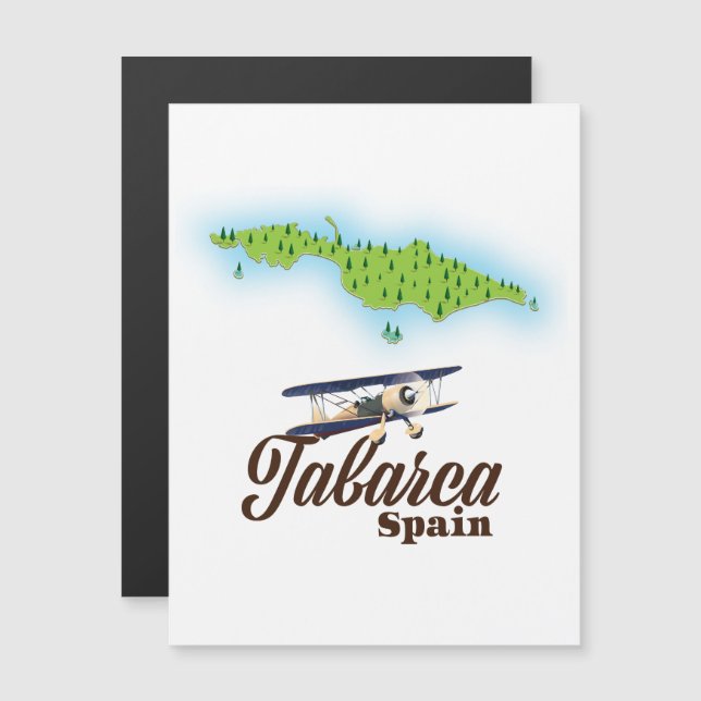 Tabarca Espagne Belle carte (Devant / Derrière)