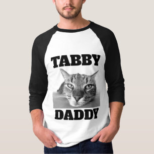 TABBY CHAT DAD DADDY HOMMES T-SHIRTS