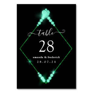 Table 60e anniversaire du Mariage de diamant Numéro de t