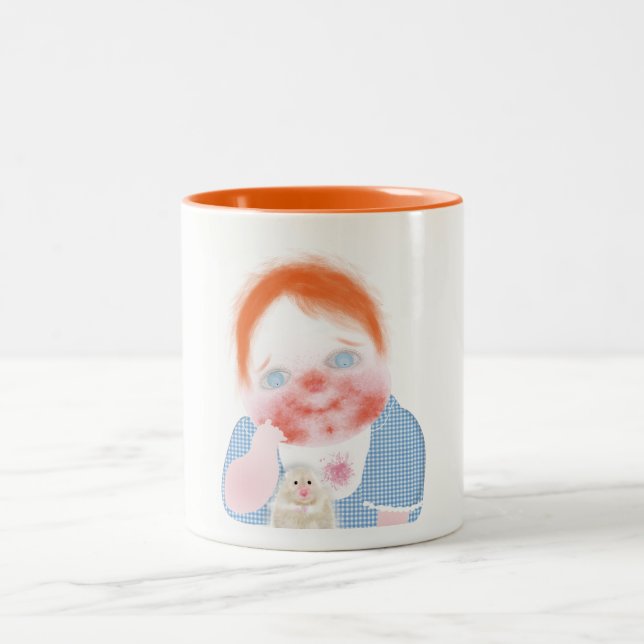 Table à langer mugs bébé mignon par ORDesigns. (Centre)