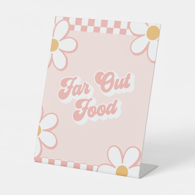 Table Alimentation Far Out Groovy Signe de Nourriture po (Recto)