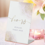 Table aquarelle éclaboussures favorise le signe de piéde<br><div class="desc">faveurs - prenez un signe unique</div>