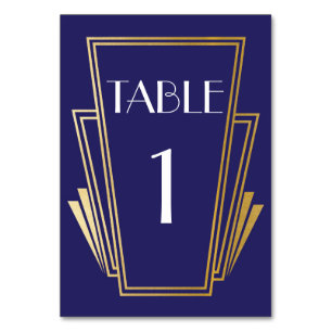 Table Art Déco Tableau Numéro 20s Mariage de la Marine