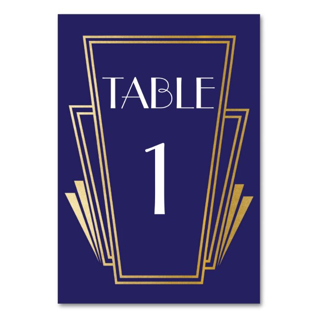 Table Art Déco Tableau Numéro 20s Mariage de la Marine (Par défaut)
