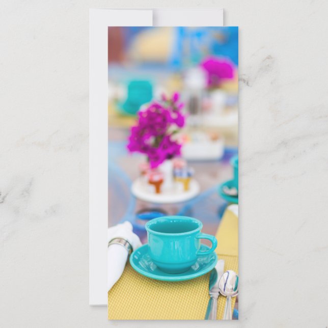 Table au restaurant (Devant)