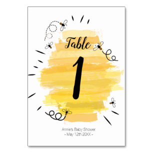 Table Bee Modern Numéro de tableau