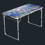 Table Beerpong Claude Monet - Nymphéas / Nymphéas 1919<br><div class="desc">Nymphéas (W.1852) - Claude Monet,  Huile sur toile,  1916-1919</div>