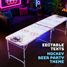 Soirée de hockey en solo Bière graphique complet