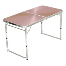 Table de ping métallique rose