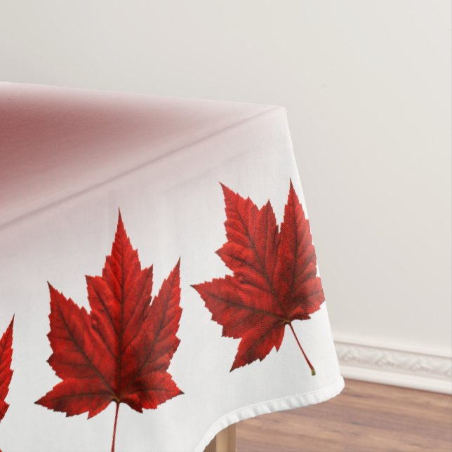 Table Canada Canada Nappe Feuille d'érable Canada (In Situ)