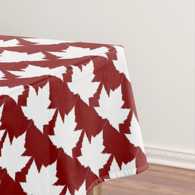 Table Canada Canada Nappe Feuille d'érable Canada (In Situ)