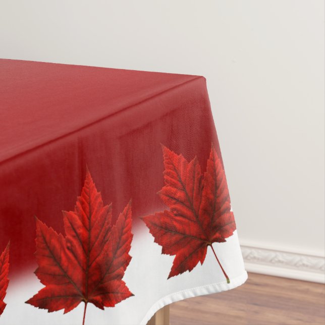 Table Canada Canada Nappe Feuille d'érable Canada (In Situ)