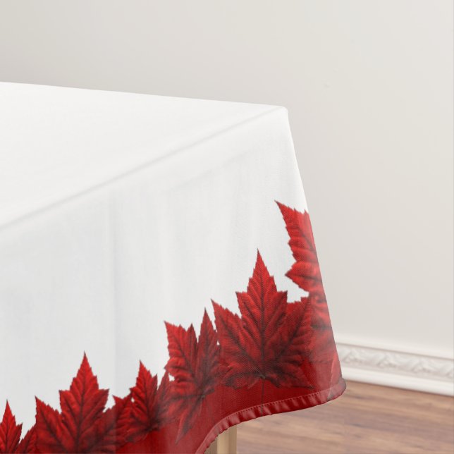 Table Canada Canada Nappe Feuille d'érable Canada (In Situ)
