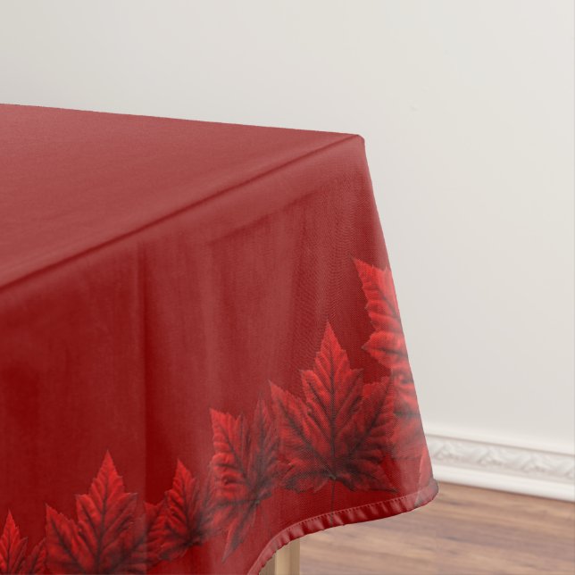 Table Canada Canada Nappe Feuille d'érable Canada (In Situ)