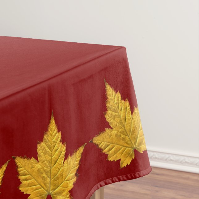 Table Canada Canada Nappe Feuille d'érable Canada (In Situ)