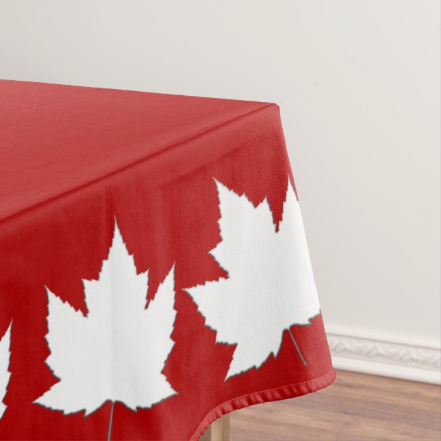 Table Canada Canada Nappe Feuille d'érable Canada (In Situ)