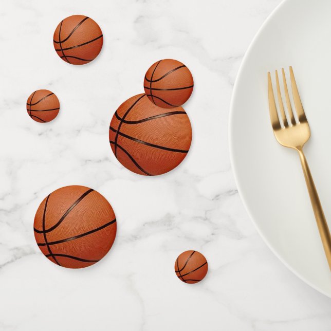 Table Confetti de conception de basket-ball (Groupe)